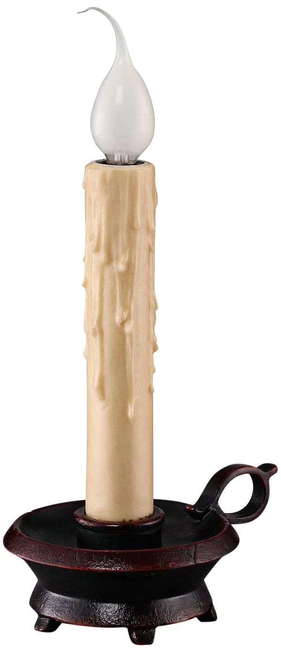 Chameleon 9" High Faux Candle Table Lamp