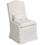 Juliete Peyton Pearl Slipcover Dining Chair