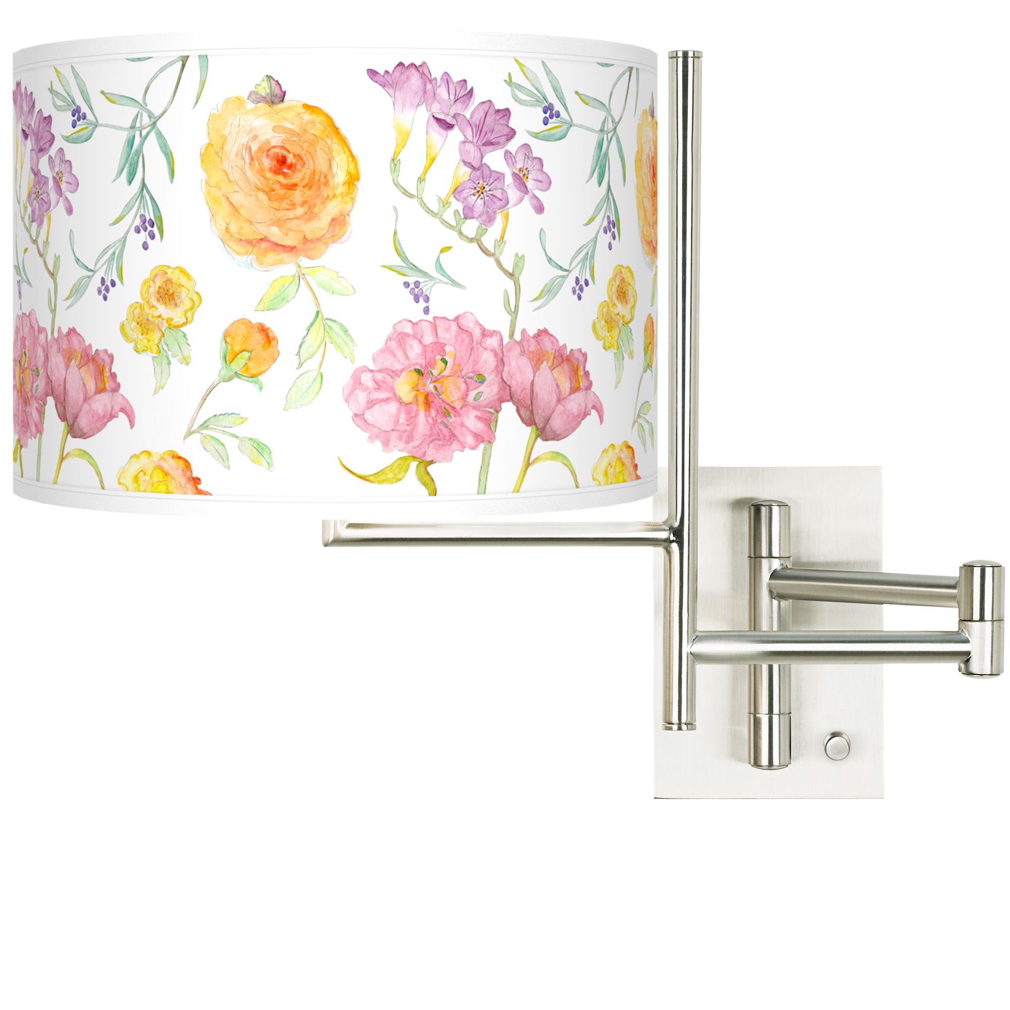 Tempo Spring Garden Plug-in Swing Arm Wall Light