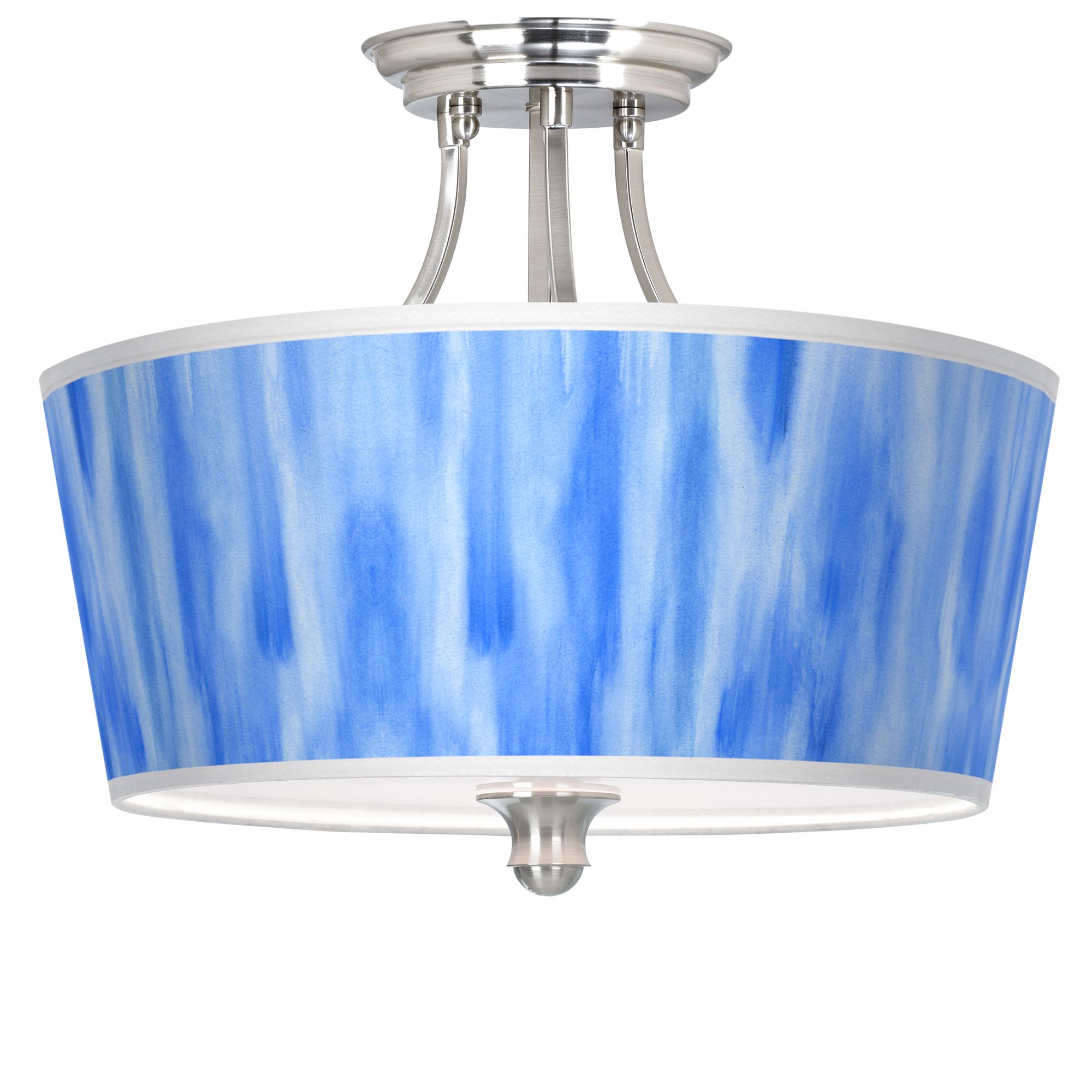 blue ceiling light
