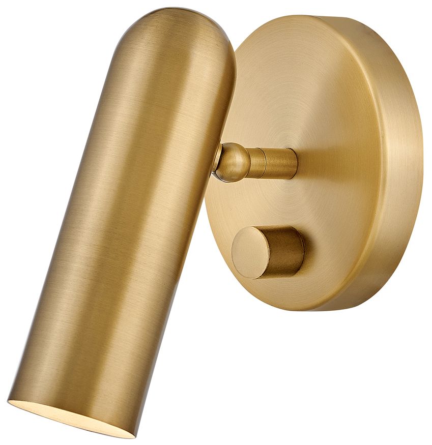 Hinkley Jax 6 3/4" Heritage Brass LED Wall Light