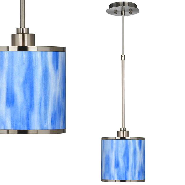 Blue Tide Giclee Glow Mini Pendant Light - #25A06 | Lamps Plus