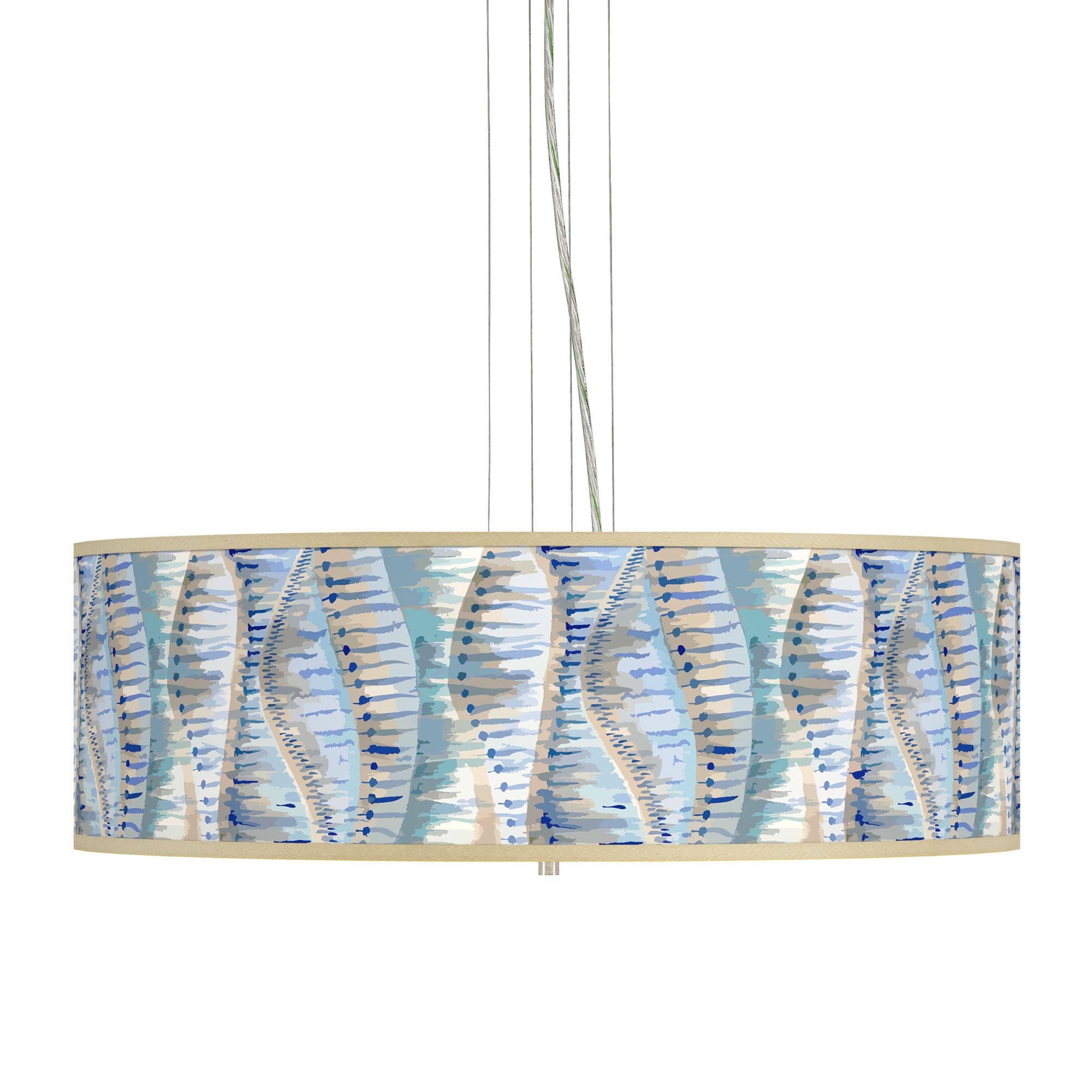 Siren Giclee 24" Wide 4-Light Pendant Chandelier