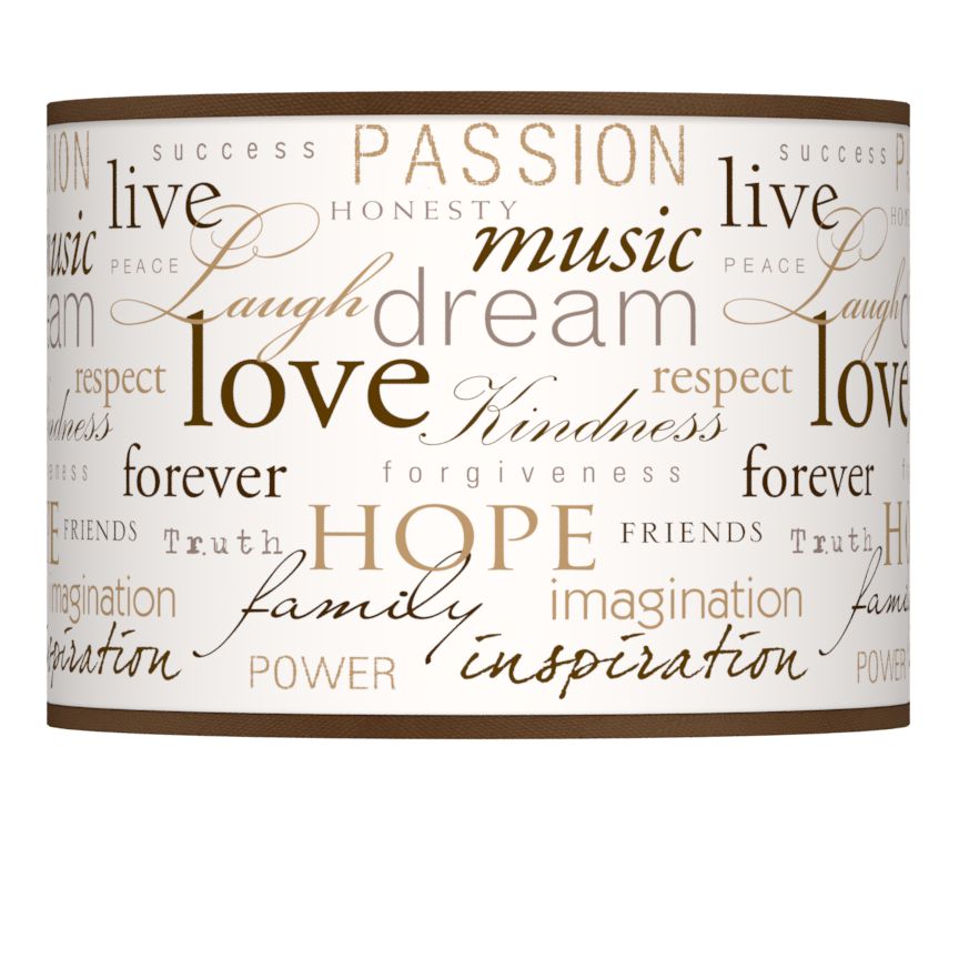 Positivity Giclee Glow Lamp Shade 13.5x13.5x10 (Spider)