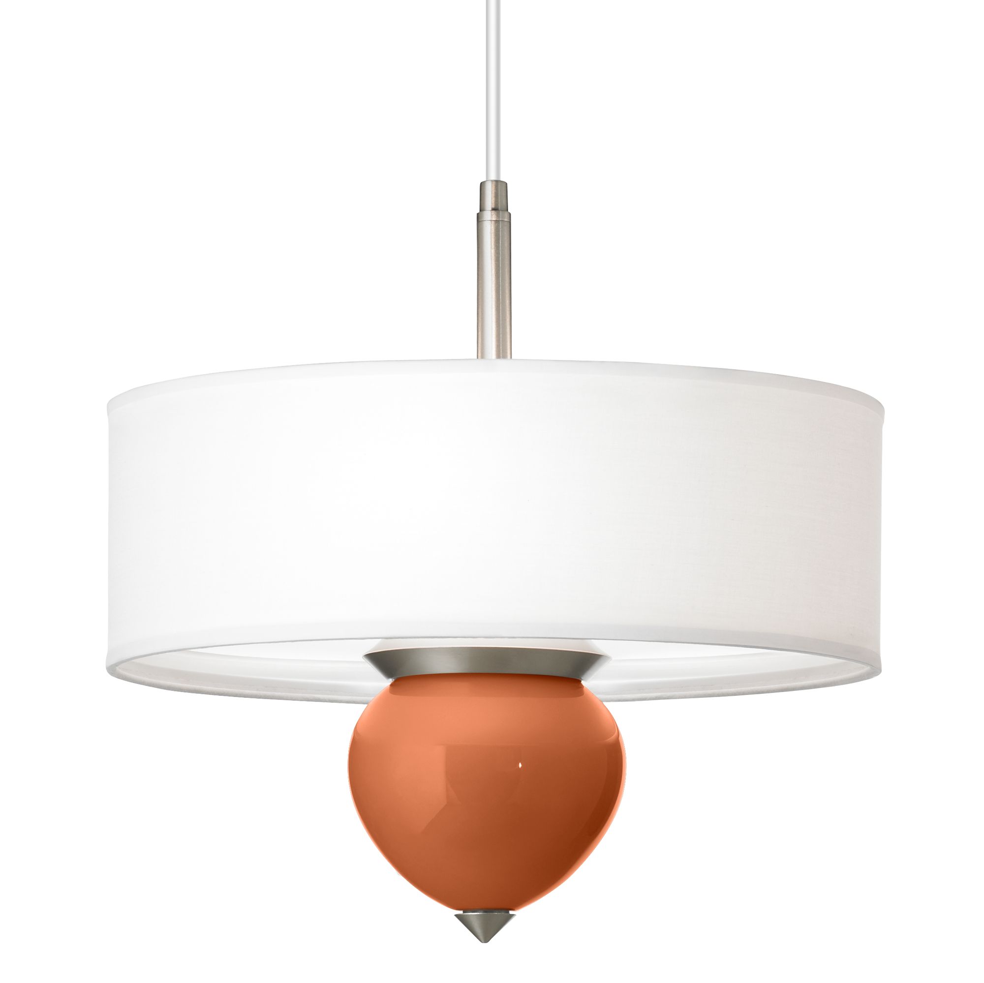 Robust Orange Cleo 16" Wide Pendant Chandelier