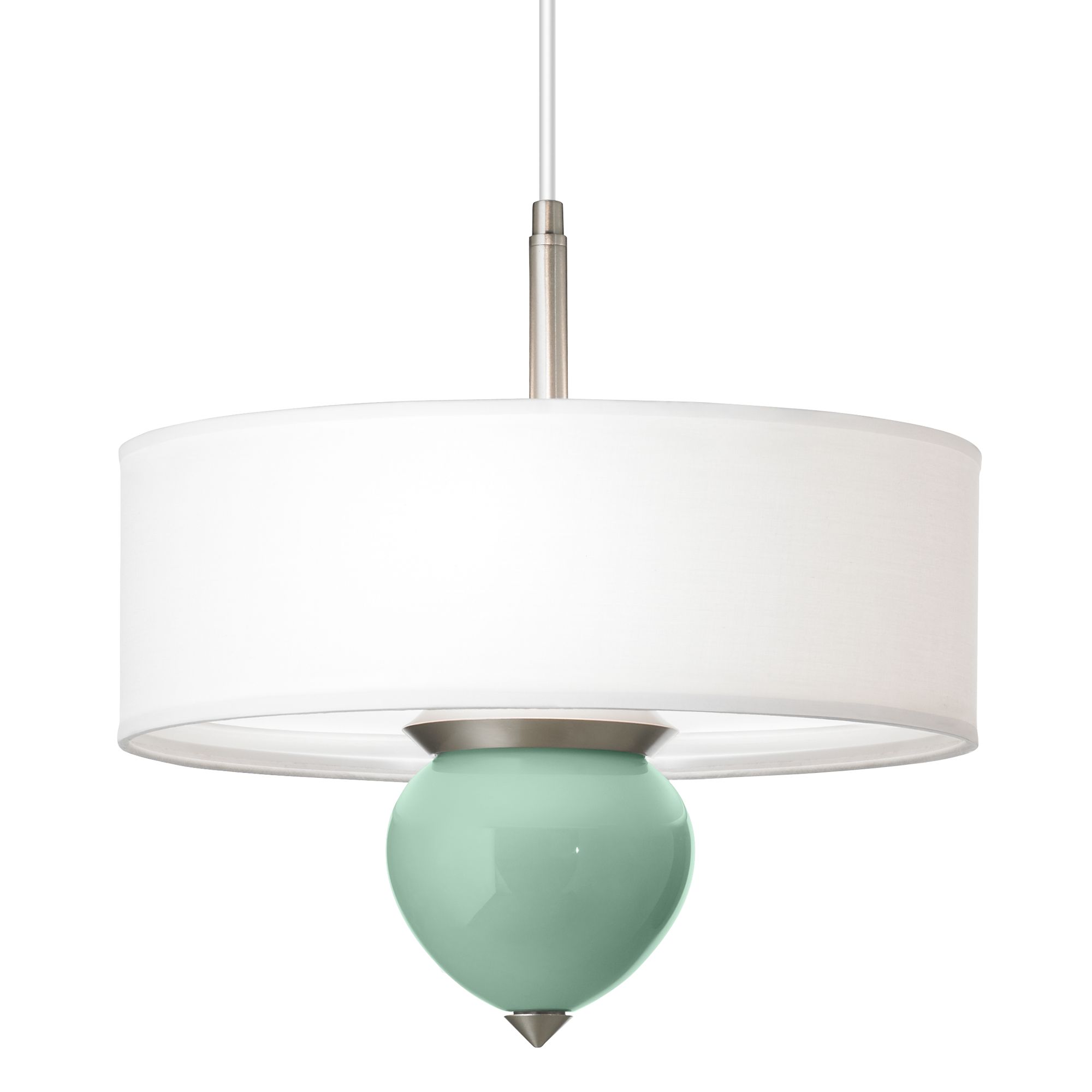 Grayed Jade Cleo 16" Wide Pendant Chandelier