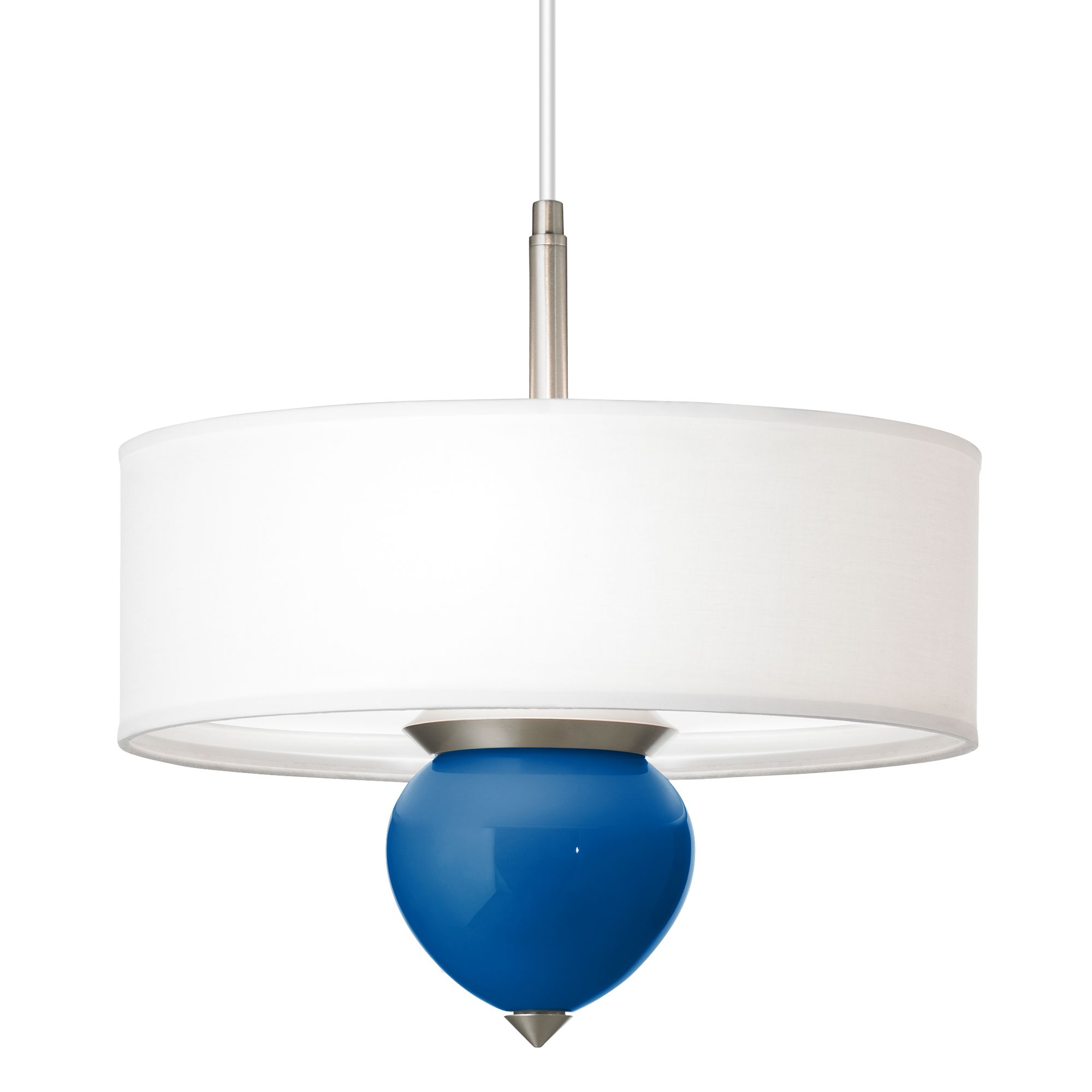 Hyper Blue Cleo 16" Wide Pendant Chandelier