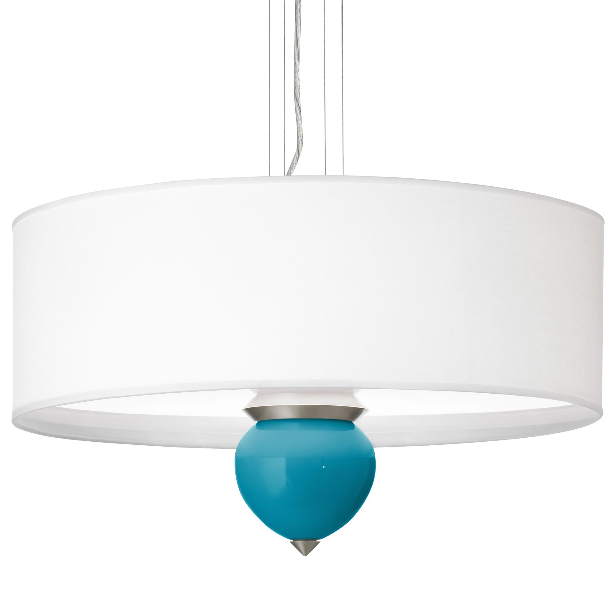 Caribbean Blue Sea Cleo 24" Wide Pendant Chandelier