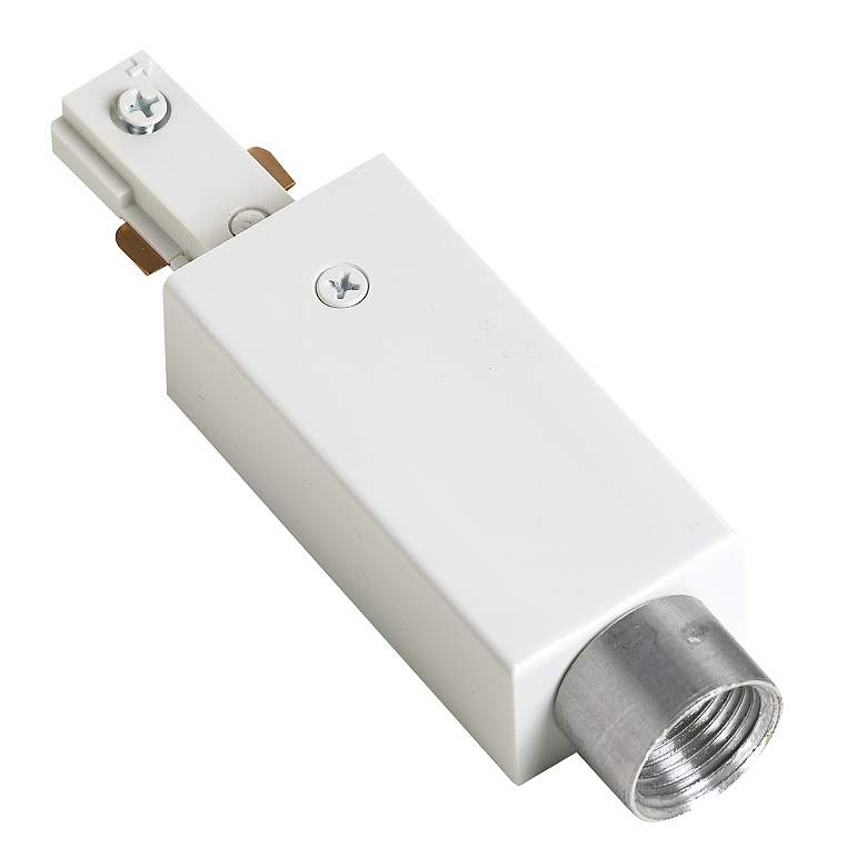Image 1 Juno Surface Conduit Adapter in White