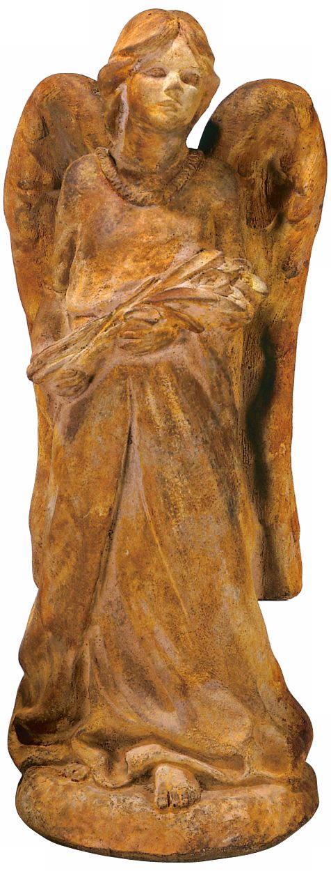 Henri Studio Cast Stone Large Angel 29 1/2"H Garden Accent