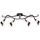Pro Track® Tiffany-Style Glass Scroll Ceiling Track Light