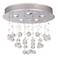 Vienna Full Spectrum Crystal Ball 15" Wide Ceiling Fixture
