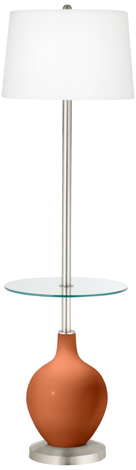 Robust Orange Ovo Tray Table Floor Lamp