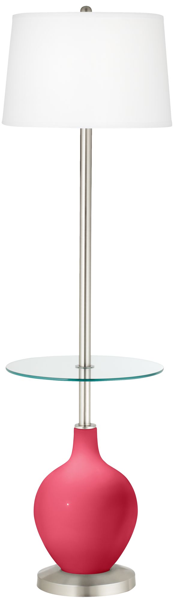 Eros Pink Ovo Tray Table Floor Lamp