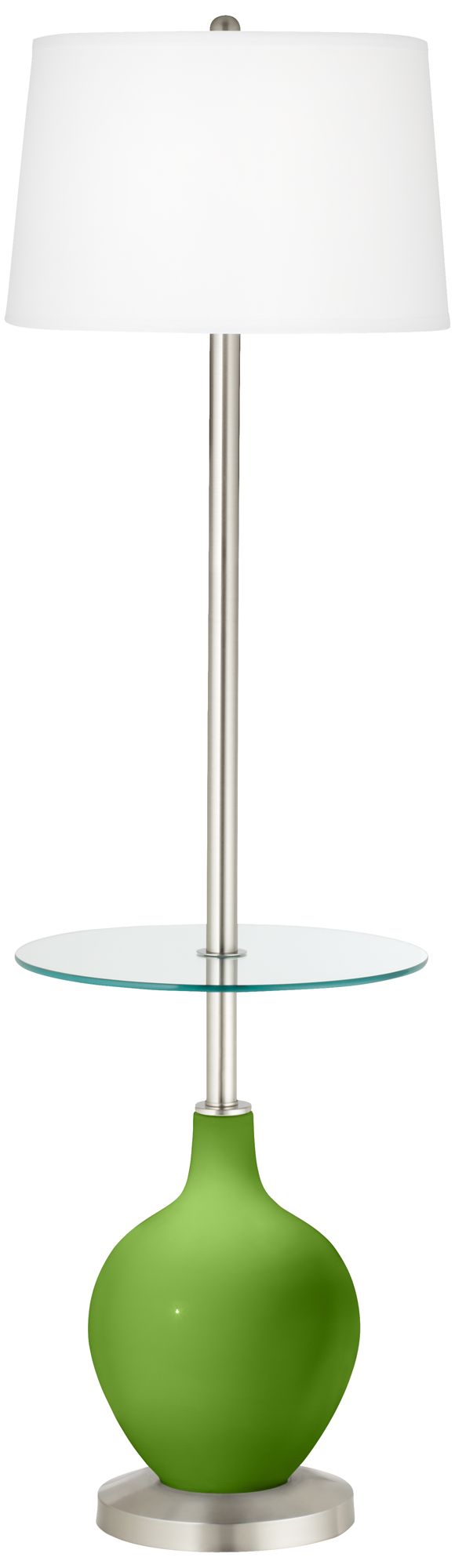 Rosemary Green Ovo Tray Table Floor Lamp