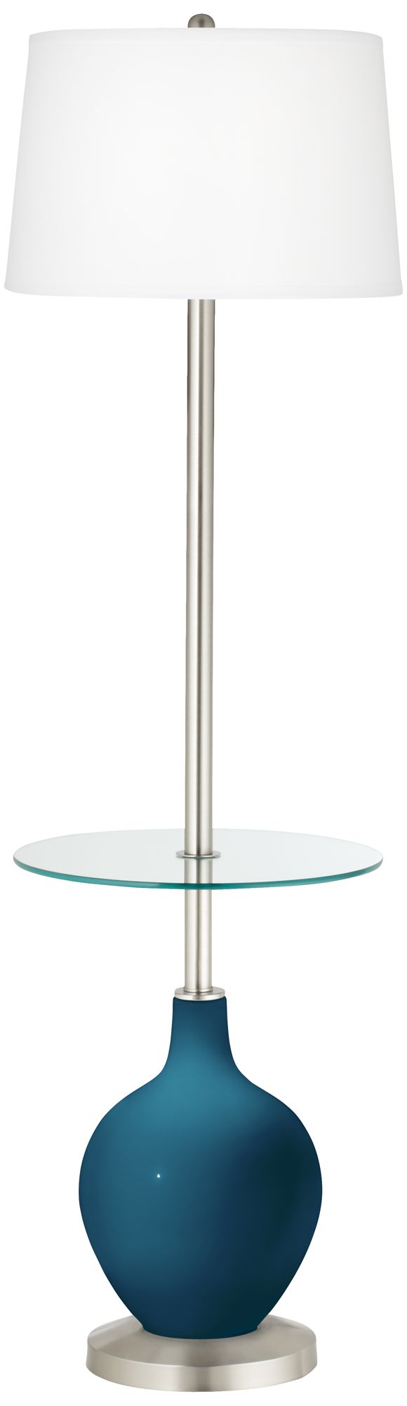 Oceanside Ovo Tray Table Floor Lamp
