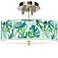 Tropica Giclee 14" Wide Ceiling Light