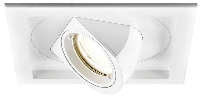 WAC Tesla LED Single Spotlight Recessed Trim with Housing