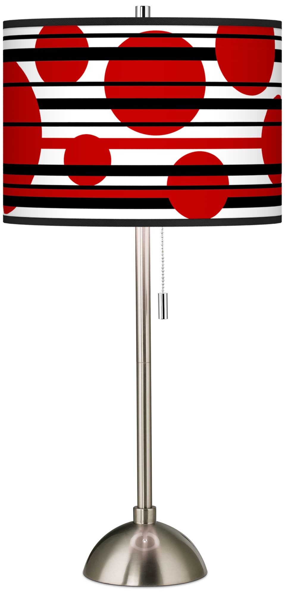 Red Balls Giclee Shade Table Lamp 26G70 Lamps Plus