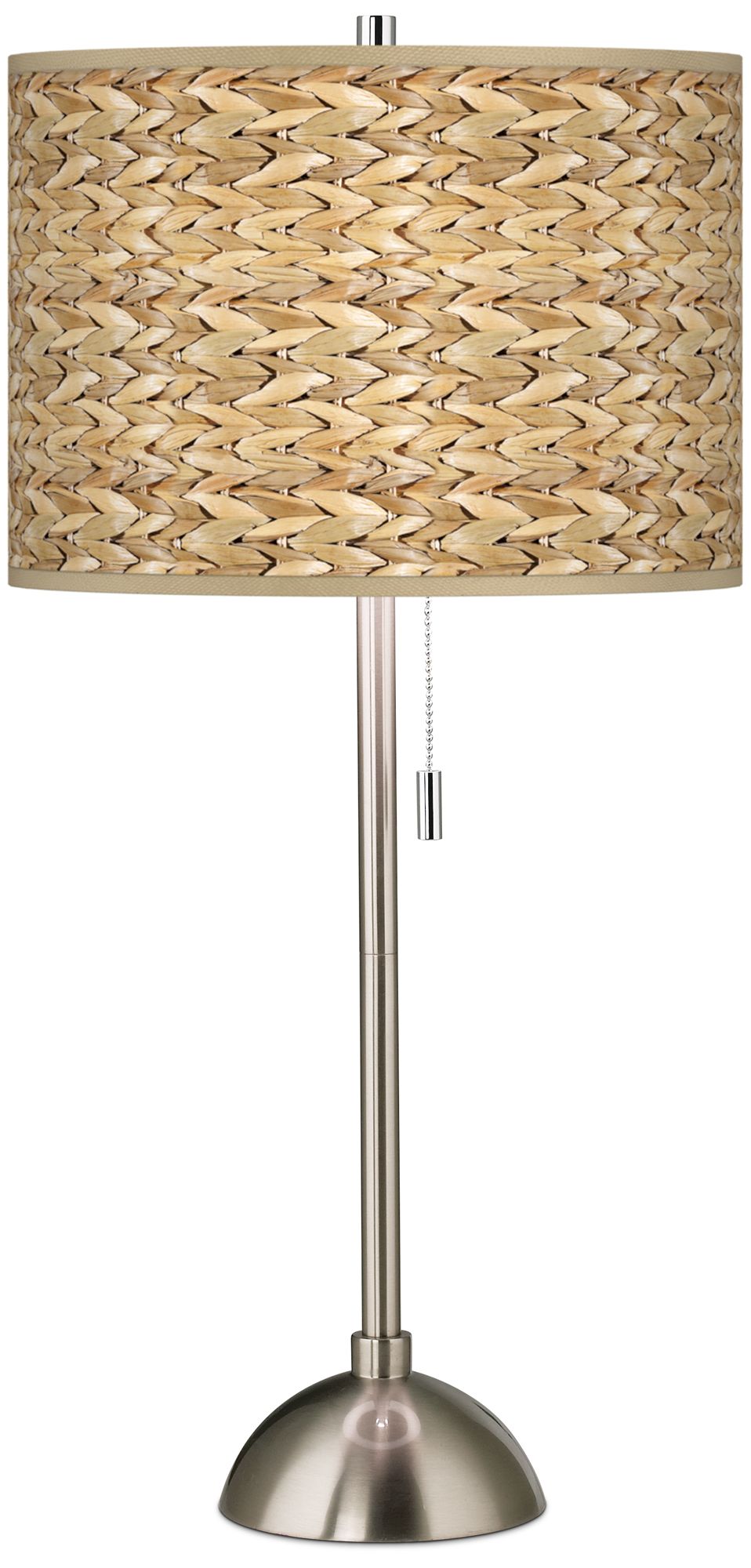 Seagrass Pattern Giclee Shade Table Lamp 26H14 Lamps Plus