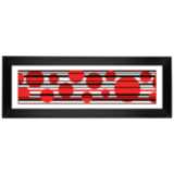 Red Balls Giclee 52 1/8&quot; Wide Wall Art