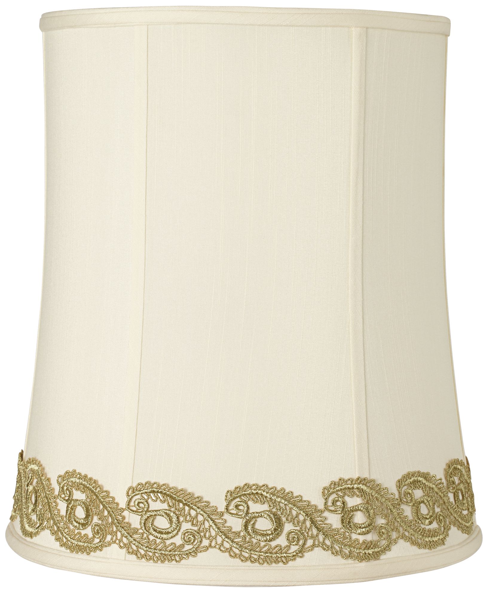 Deep Shade with Gold Vine Lace Trim 12x14x16 (Spider)