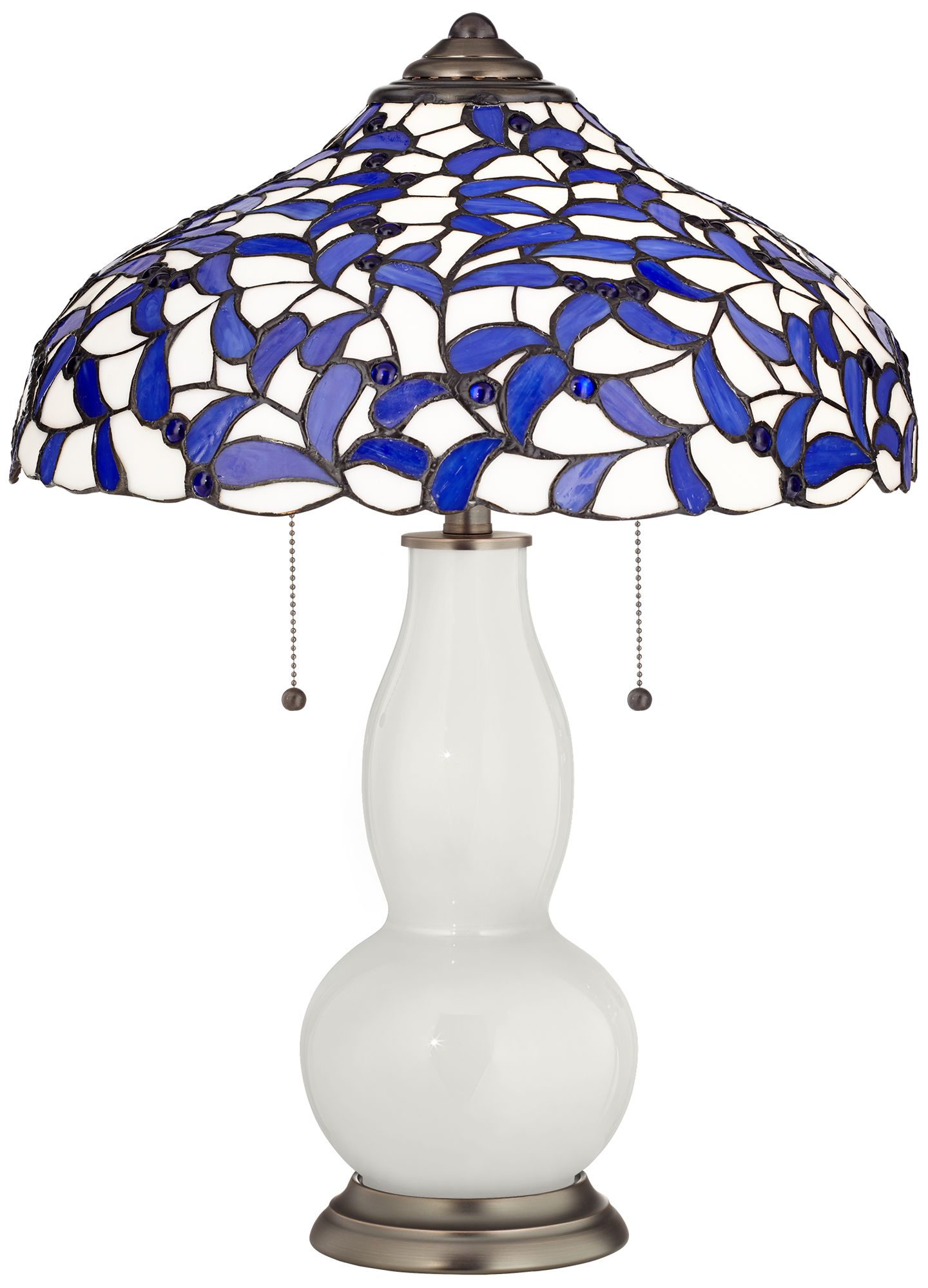 white gourd table lamp