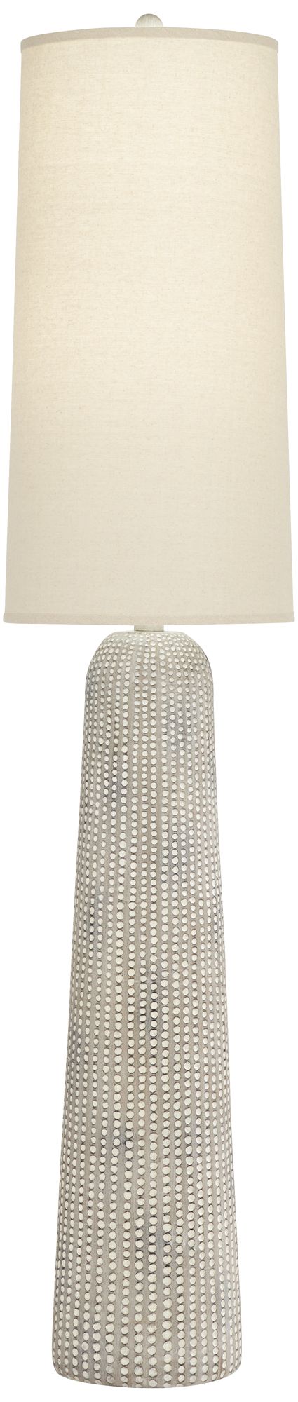 Regency Hill Leisa 65 1/2" Sand Finish Modern Floor Lamp