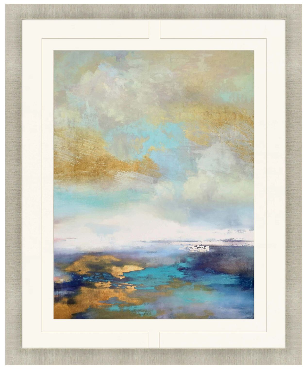 Paragon Iridescence 27"w X 33"h Contemporary Framed Art
