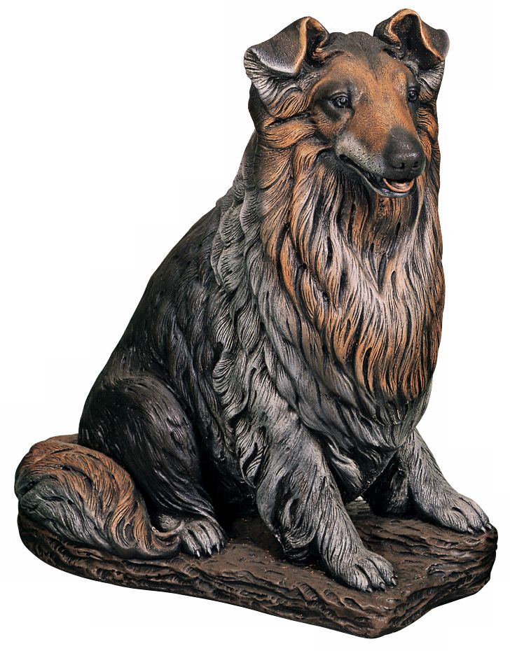 Henri Studio Shelty Dog 20" High Garden Accent