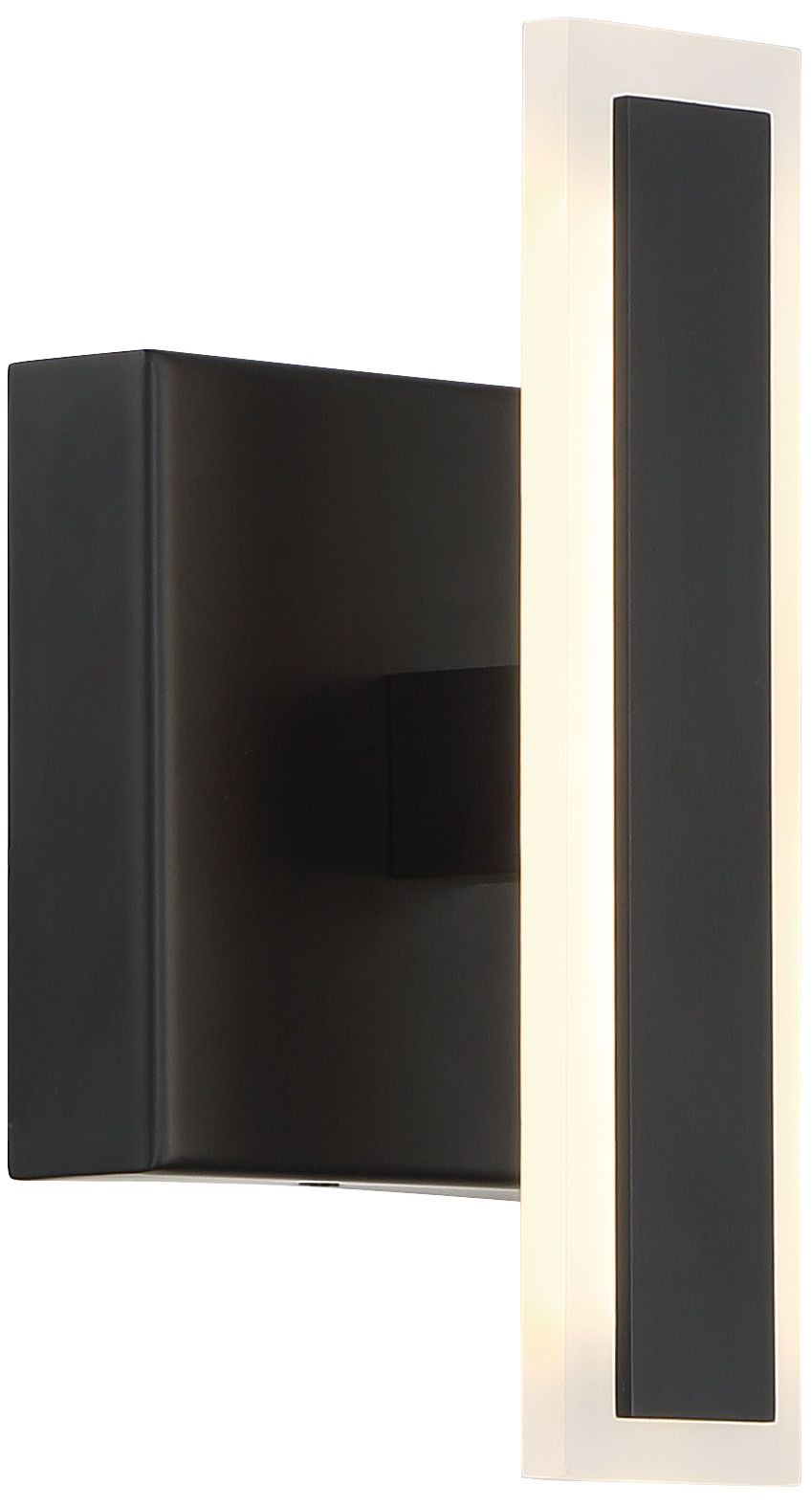 George Kovacs Edge 1-light Black Led Wall Sconce