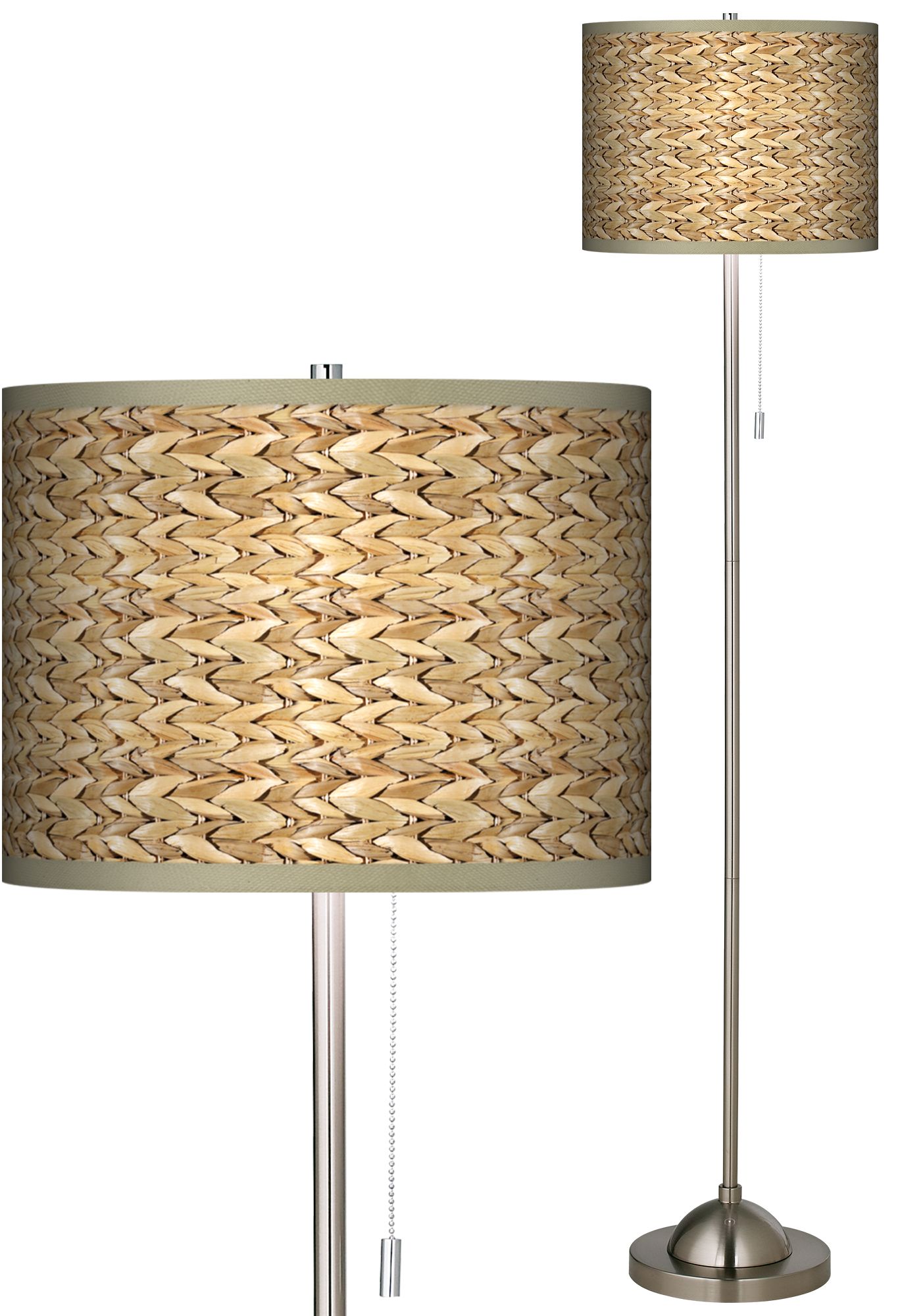 seagrass floor lamp