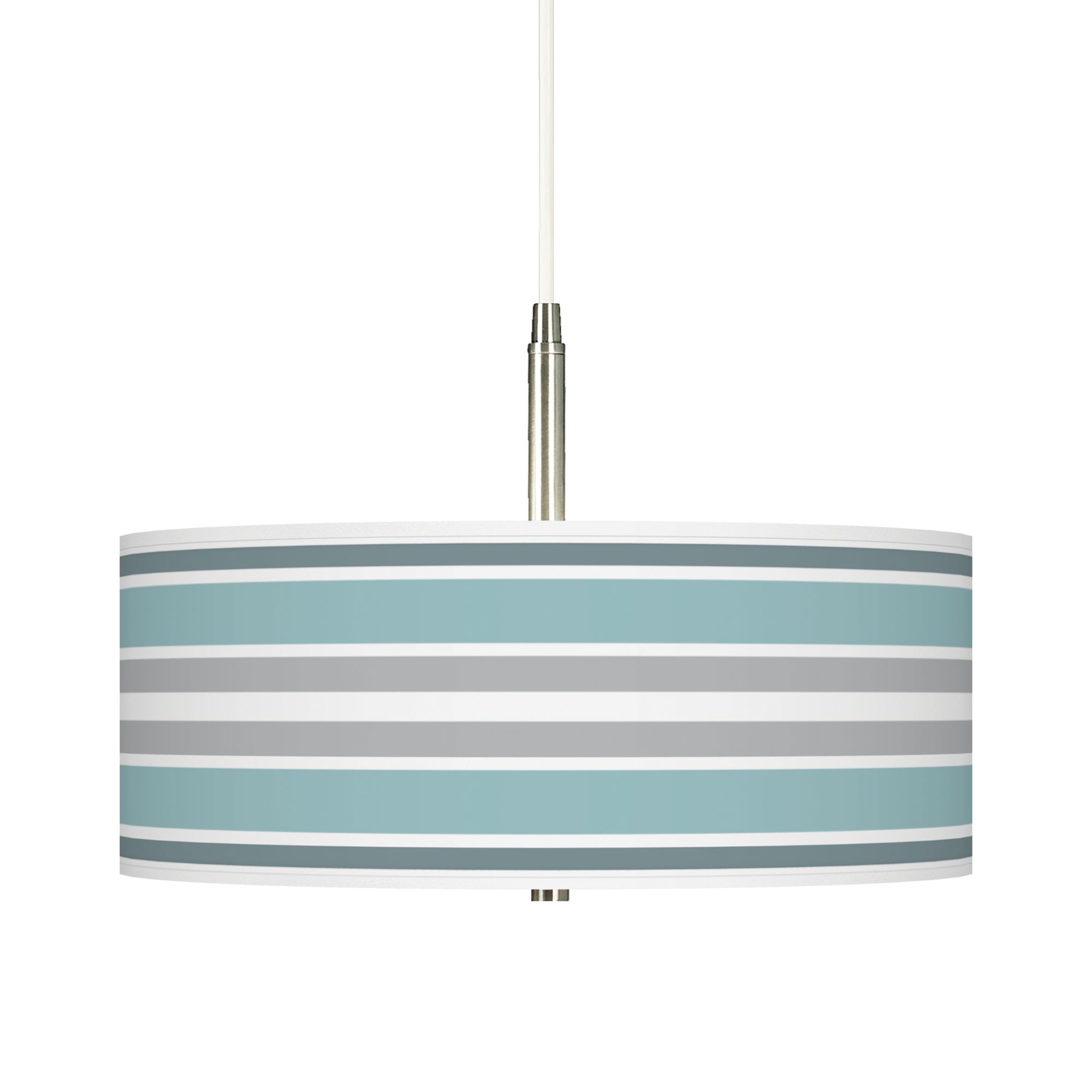 Multi Color Stripes Giclee Pendant Chandelier