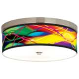 Colors in Motion Light Giclee Energy Efficient Ceiling Light