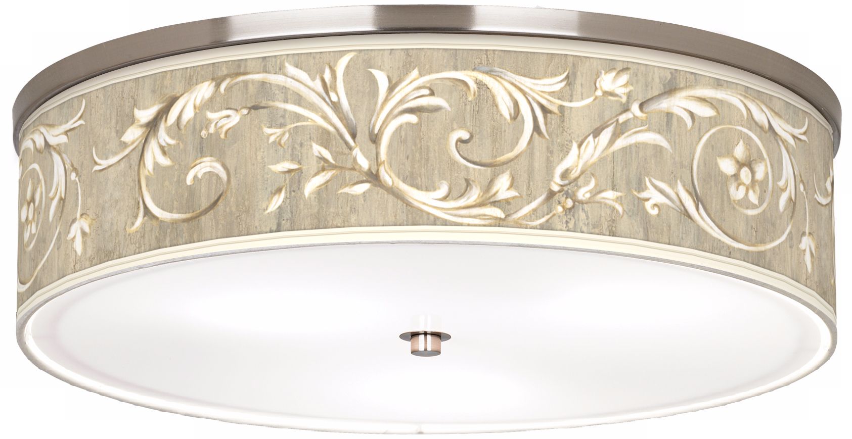 Laurel Court Giclee Nickel Finish 20 1/4" Wide Ceiling Light
