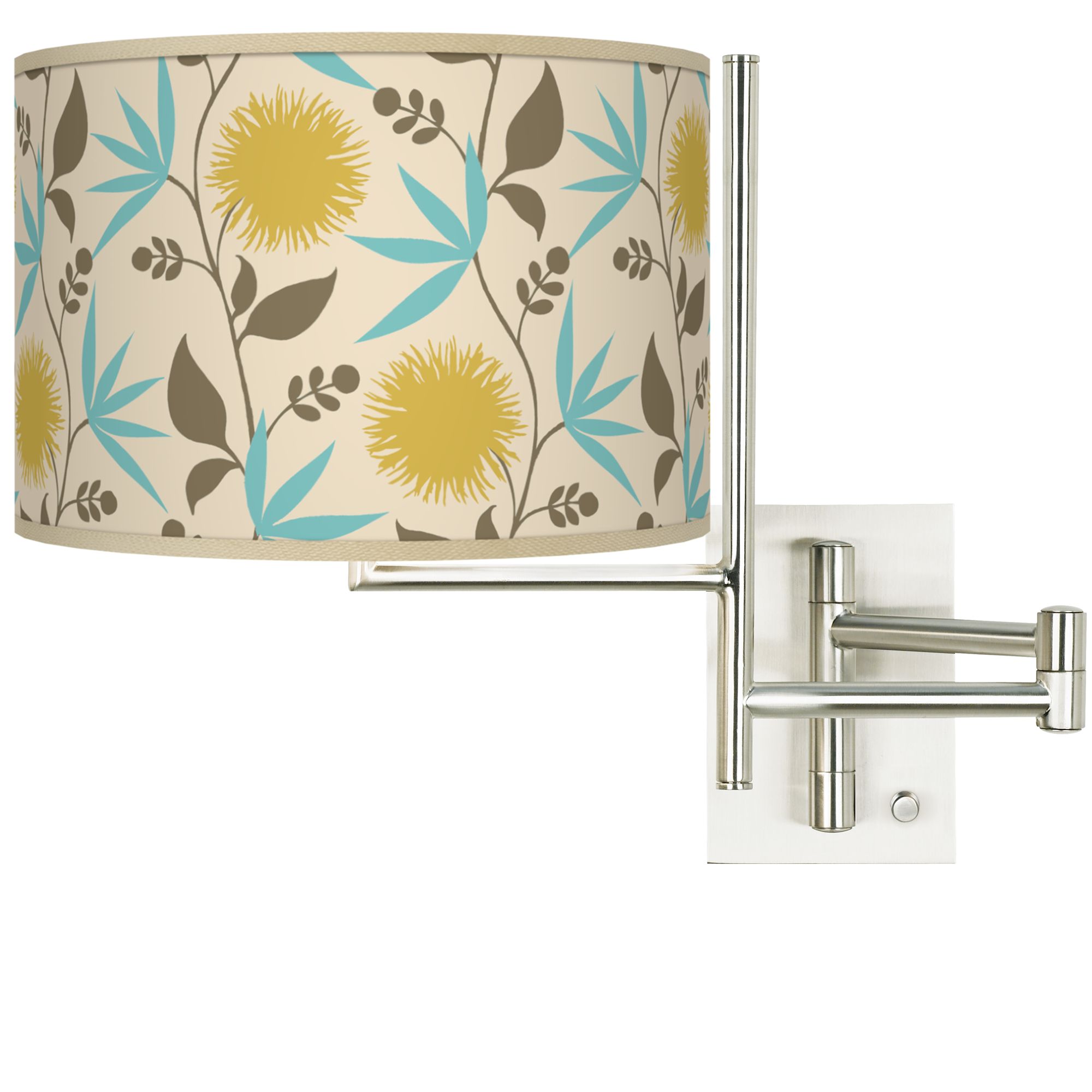 Seedling by thomaspaul Dahlia Plug-in Swing Arm Wall Light
