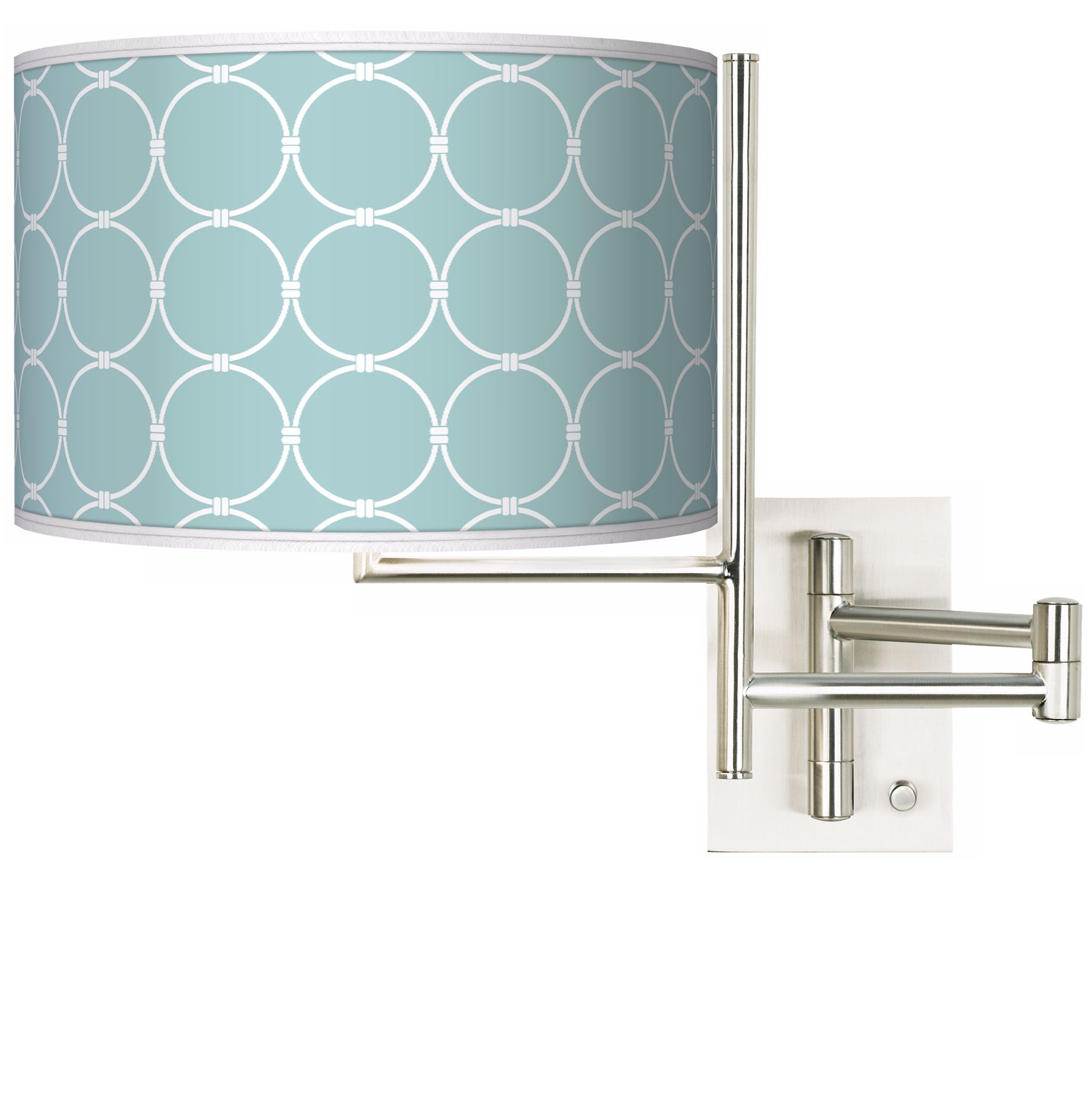 Tempo Aqua Interlace Plug-in Swing Arm Wall Light