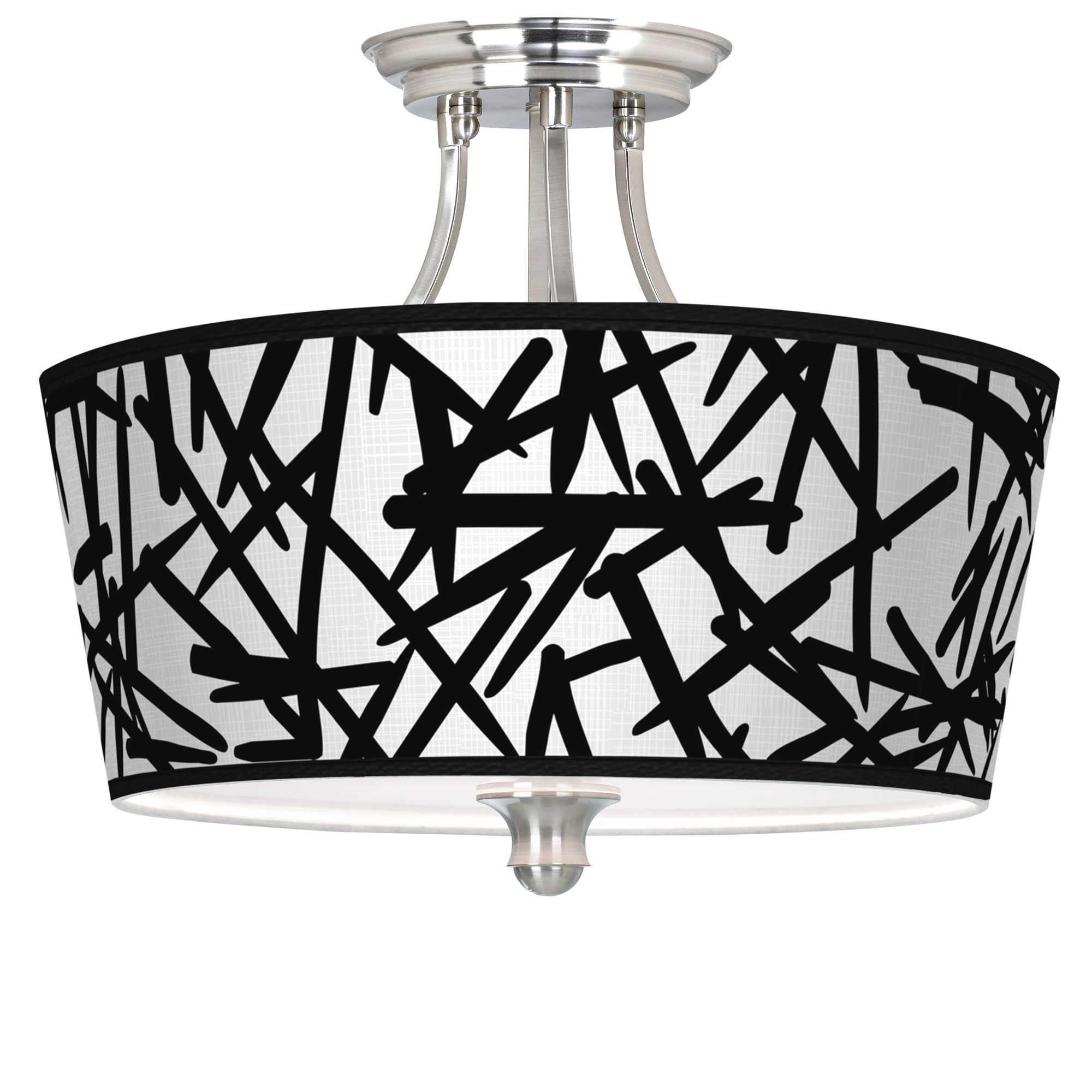 Black, Flush Mount, Close To Ceiling Lights Page 2 Lamps Plus