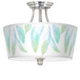 Light as a Feather Tapered Drum Giclee Ceiling Light