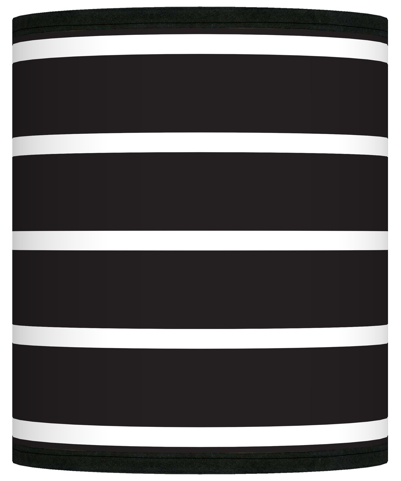 Bold Black Stripe Giclee Shade 10x10x12 (Spider)