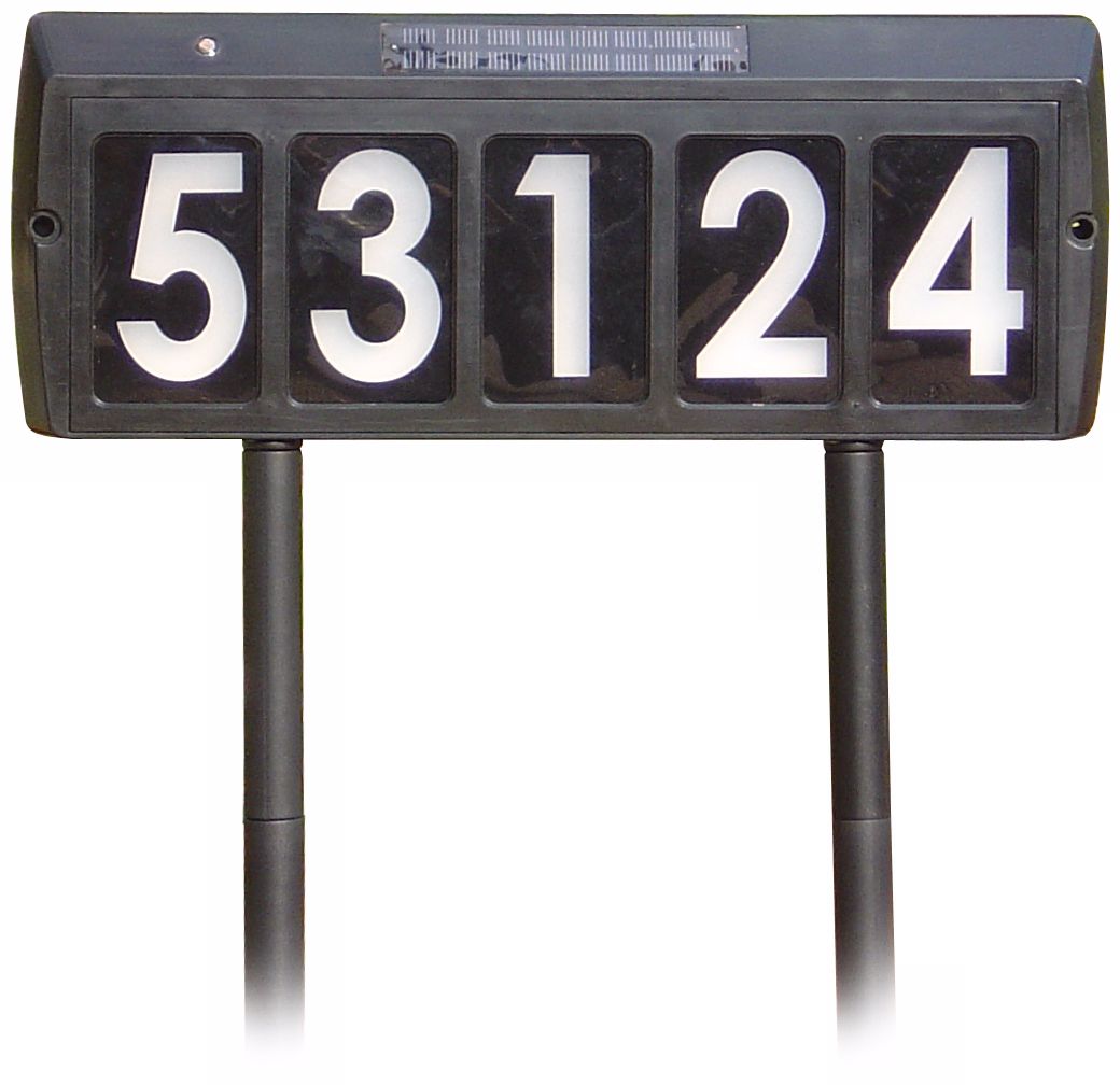 Amber LED Solar Address Light – Durable Outdoor Home Lighting