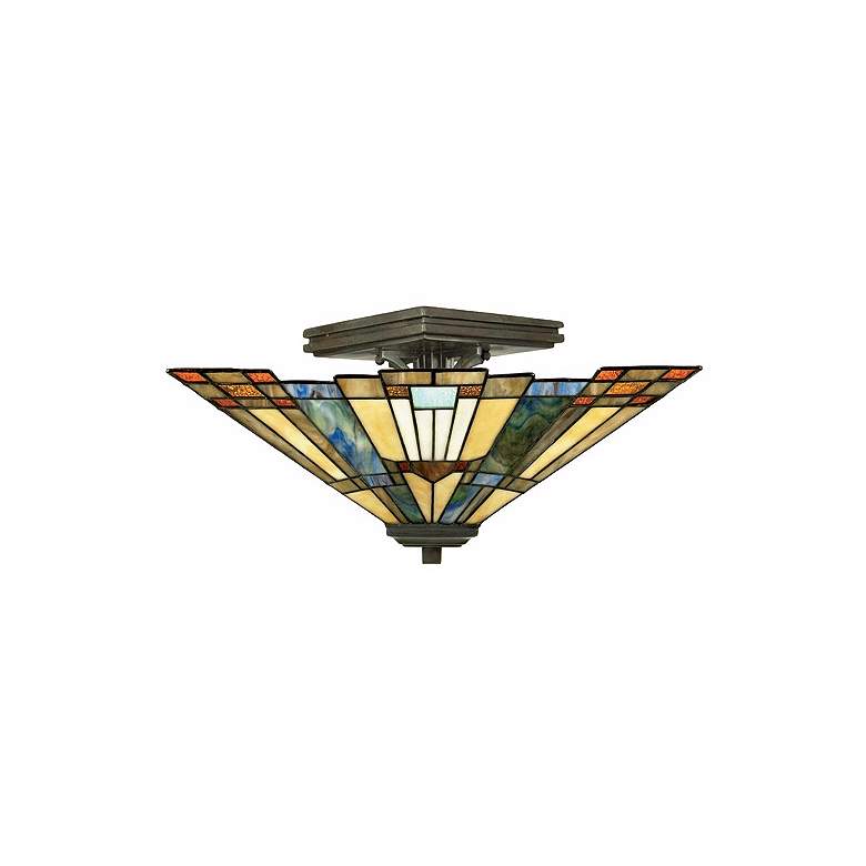 Image 2 Quoizel Inglenook Collection 14" Wide Ceiling Light Fixture
