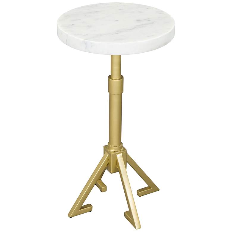 Zuo Maurice 11&quot; Wide Gold Side Table