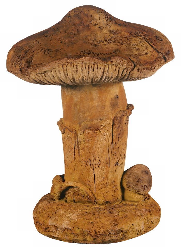 Henri Studio Large Single Mushroom 17" High Garden Accent