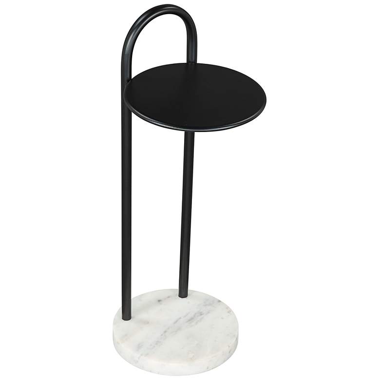 Image 1 Zuo Christian 8" Wide Black Side Table