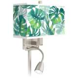 Tropica Giclee Glow LED Reading Light Plug-In Sconce