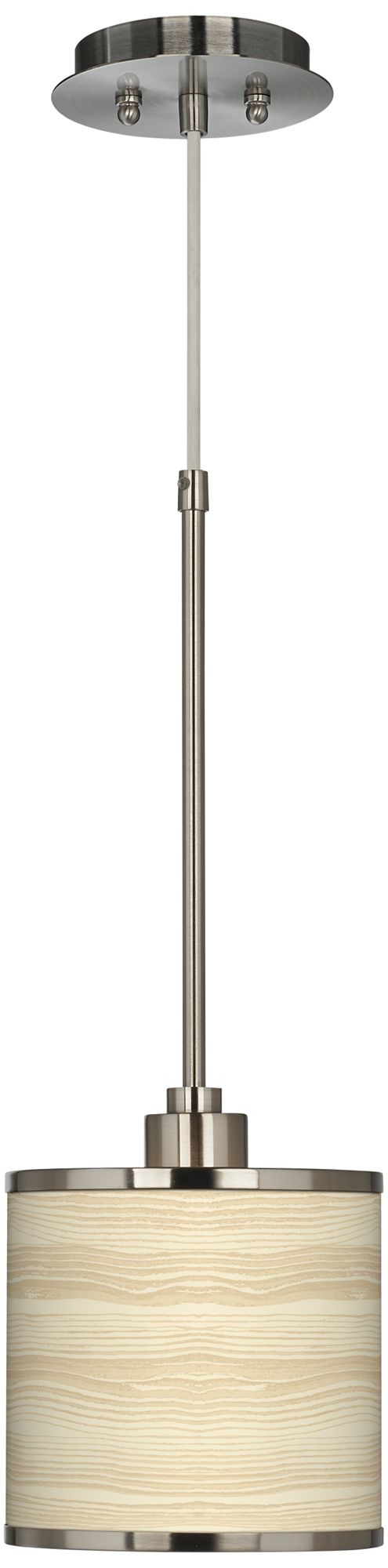 Birch Blonde Giclee Glow Mini Pendant Light