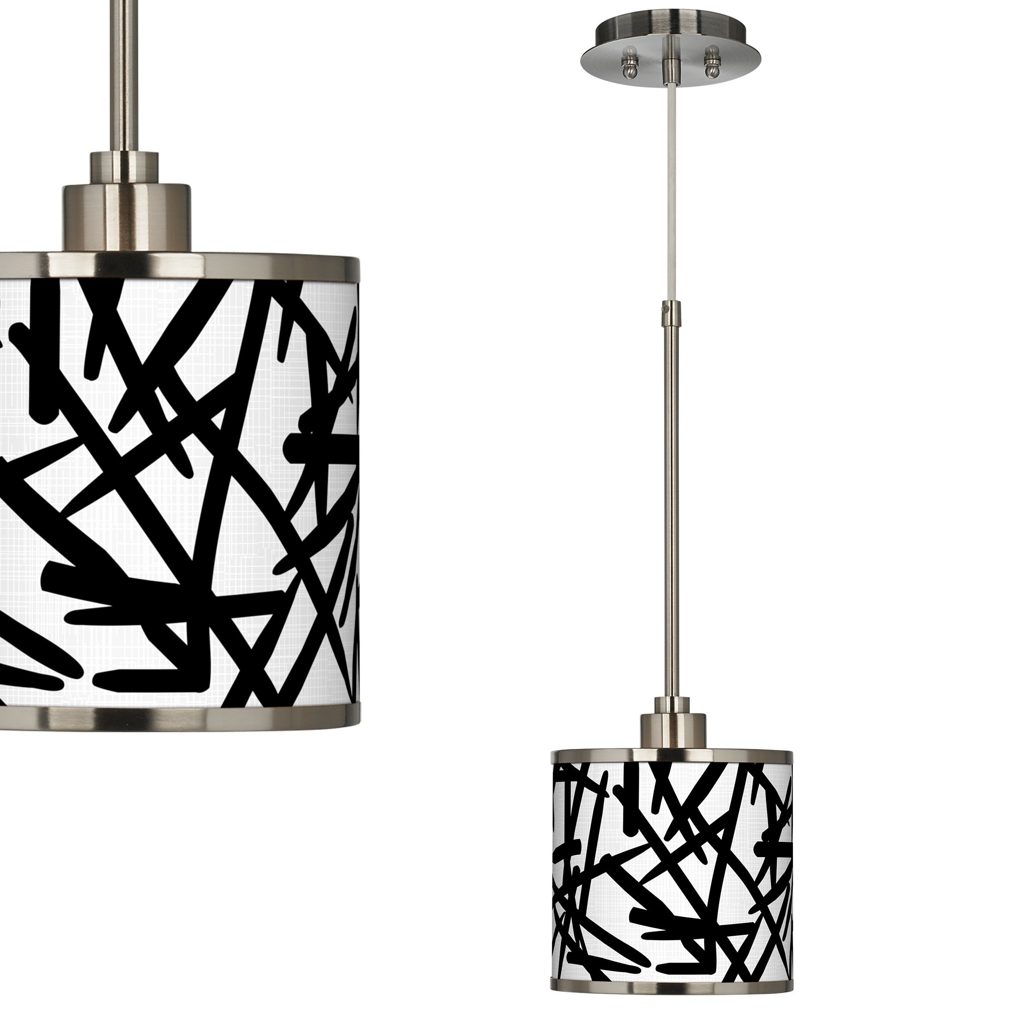 Sketchy Giclee Glow Mini Pendant Light