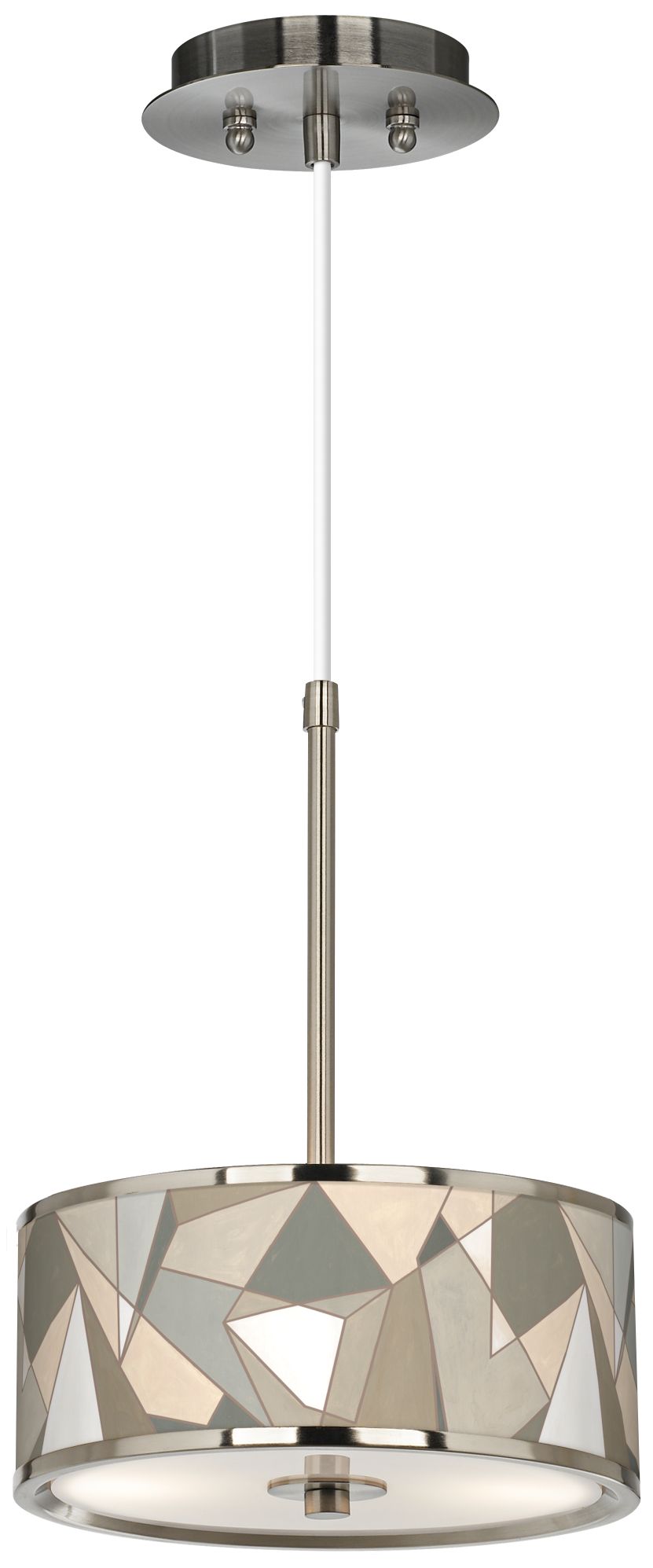 Modern Mosaic I Giclee Glow 10 1/4" Wide Mini Pendant