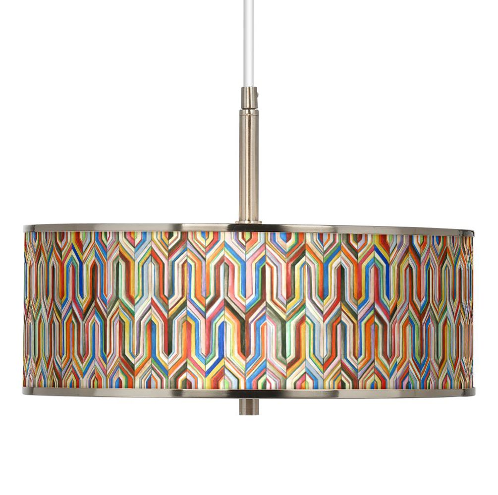 Synthesis Giclee Glow 16" Wide Pendant Light